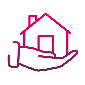 A stable, forever home (gradient)